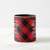 Mug Coco chaud et films | Rouge | Noël (Centre)