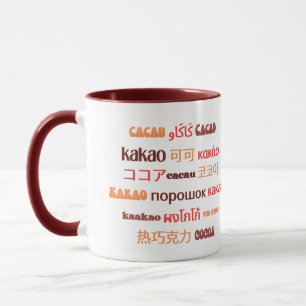 Mug Coco international coloré CACAO