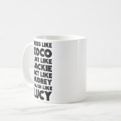 Mug Coco Jackie Audrey Lucky (Devant gauche)