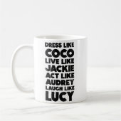 Mug Coco Jackie Audrey Lucky (Gauche)
