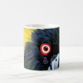 Mug Coco noir avec plumes jaunes (Centre)