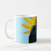 Mug Coco noir avec plumes jaunes (Gauche)