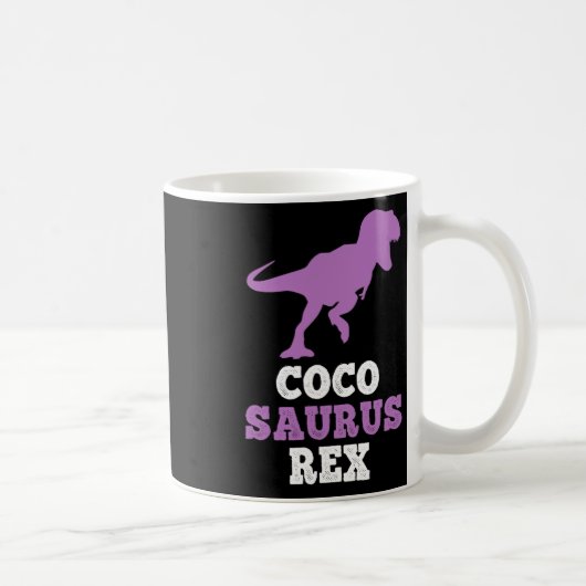 Mug Coco-saurus Rex Dino Dinosaure Cocosaurus Drôle (Droite)