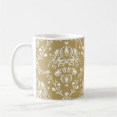 Mug Cocoa and Cream Damask (Gauche)