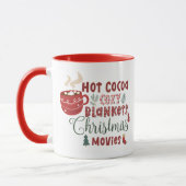 Mug Cocoa chaud Couvertures douillettes et films de No (Gauche)