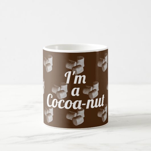 Mug Cocoa marshmallow chocolat chaud mignon marron mar (Centre)