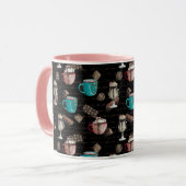 Mug Cocoa marshmallow chocolat chaud script de bonbons (Devant gauche)