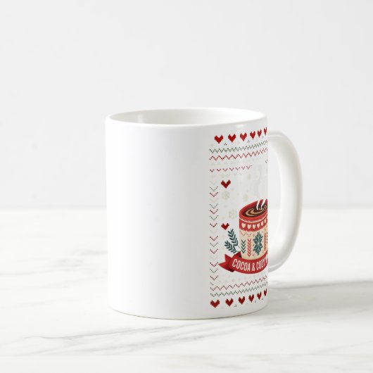 Mug Cocoa Vibes Cosy Chocolat Chaud Chocolat Automne (Devant droit)