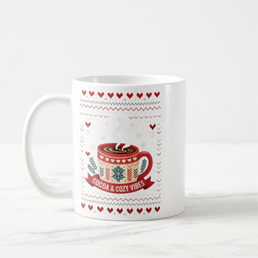 Mug Cocoa Vibes Cosy Chocolat Chaud Chocolat Automne (Gauche)