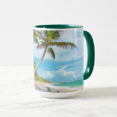 Mug Cocotier, plage | Sri Lanka de Mirissa (Devant droit)