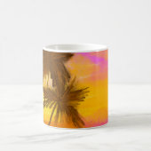 Mug Cocotier, thème tropical d'été. (Centre)
