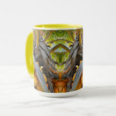 Mug Cocotiers d'or (Devant gauche)