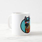 Mug CoD German Shepherd Je n’ai aucune idée de ce que (Devant gauche)