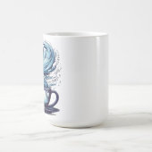 Mug Codage bleu ton Café Numéros binaires Programmateu (Centre)