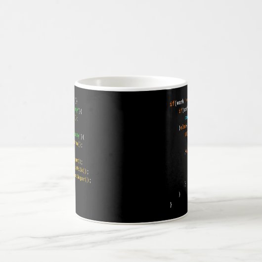 Mug Codage café programmeur Java pour les codeurs (Centre)