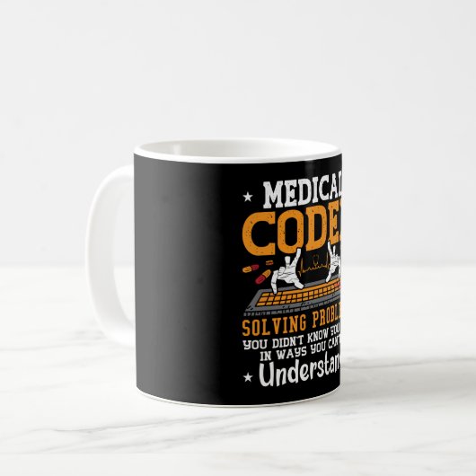 Mug Codage de l'assistant Problèmes de résolution de c (Devant gauche)