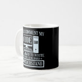 Mug Codage du programmeur Je ne commente pas Code C'ét (Devant gauche)