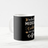 Mug Codage ICD Coder Médicale instantané (Devant gauche)