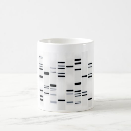 Mug Code ADN noir sur blanc (Centre)