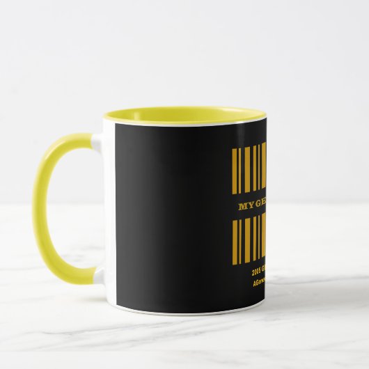 Mug CODE BARRE AO de génération (Gauche)