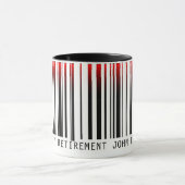 Mug Code barre de retrait avec laser (Centre)