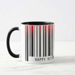 Mug Code barre de retrait avec laser