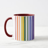 Mug Code barre double arc-en-ciel (Gauche)