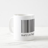 Mug Code barre - Satisfaction (Devant gauche)