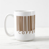 Mug Code barres de café (Gauche)