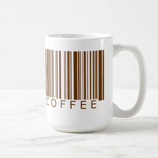 Mug Code barres de café (Droite)