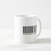 Mug Code barres de gestionnaire immobilier (Devant droit)