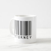 Mug Code barres de mandataire (Devant gauche)