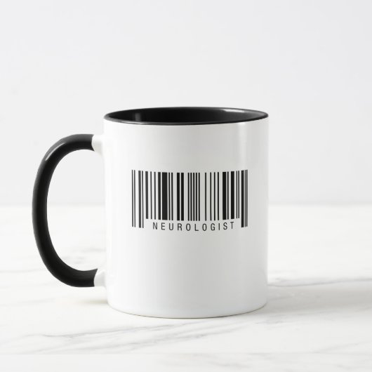 Mug Code barres de neurologue (Gauche)