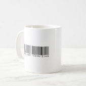 Mug Code barres de technicien de pharmacie (Devant gauche)
