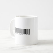 Mug Code barres d'investigateur privé (Devant gauche)