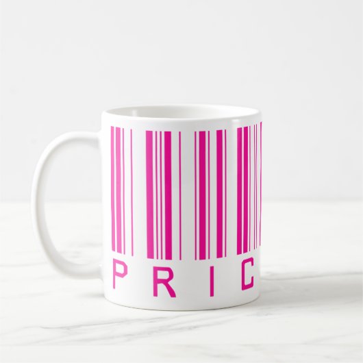 Mug Code-barres sans prix (Gauche)