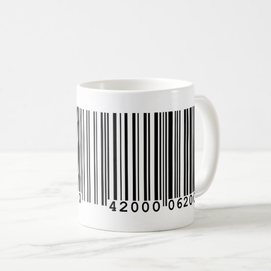 Mug Code-barres très amusant (Devant droit)