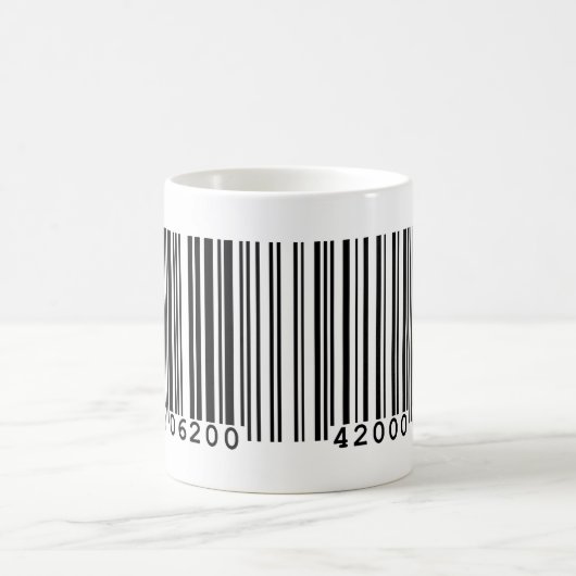 Mug Code-barres très amusant (Centre)