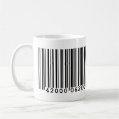 Mug Code-barres très amusant (Gauche)