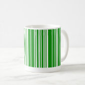 Mug Code barres vert (Devant droit)