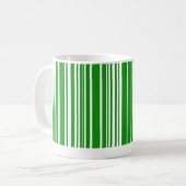 Mug Code barres vert (Devant gauche)