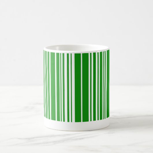 Mug Code barres vert (Centre)