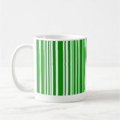 Mug Code barres vert (Gauche)
