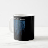 Mug Code binaire bleu (Devant gauche)