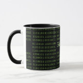 Mug Code binaire personnalisé (Gauche)