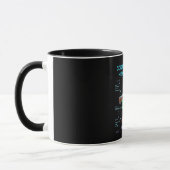 Mug Code & Coffee Battement de coeur | Drôle de geek p (Gauche)