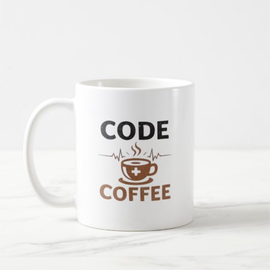 Mug Code Coffee Nurse Humor Shift Life (Gauche)