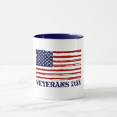 Mug Code de jour et de morse des vétérans (Centre)