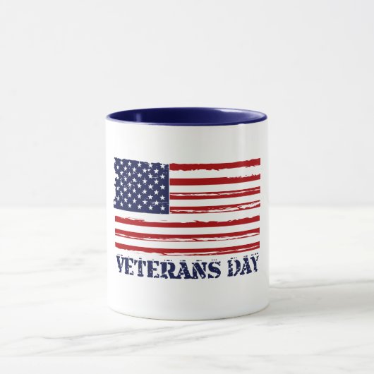 Mug Code de jour et de morse des vétérans (Centre)