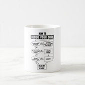 Mug Code de programmation Coding Funny Debug Gift (Centre)